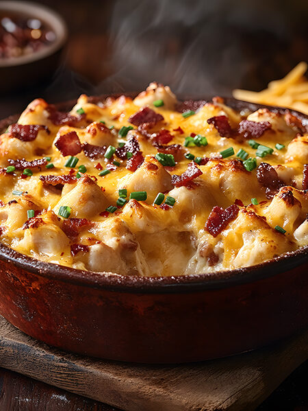 This cheesy, spicy, and smoky casserole is the ultimate comfort food with a keto twist. Loaded with tender chicken, crispy bacon, and gooey cheddar, it's packed with flavor while staying low-carb.